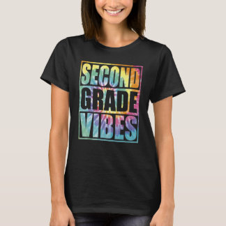 Back To School 2nd Grade Vibes Second Grade Teache Tシャツ