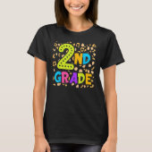 Back To School 2nd Second Grade Teacher Student Ki Tシャツ (正面)