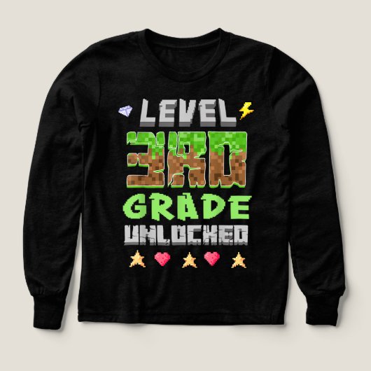 Back to School 3rd Grade Boys Gamer  (デザイン正面)