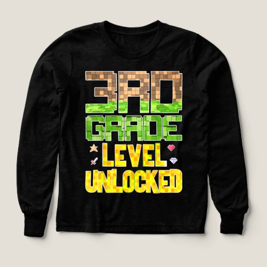 Back to School 3rd Grade Boys Gamer  (デザイン正面)