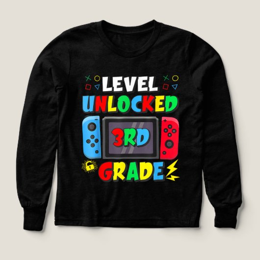 Back to School 3rd Grade Boys Gamer  (デザイン正面)