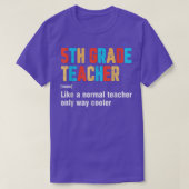 Back To School 5th Grade Teacher Team Funny Defini Tシャツ (デザイン正面)