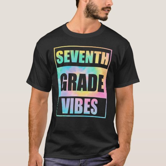 Back To School 7th Grade Vibes First Day Teacher Tシャツ (正面)