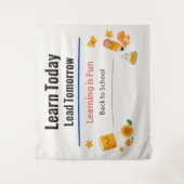 Back to School Banner Classroom Decor | Teacher Ba タペストリー (正面)