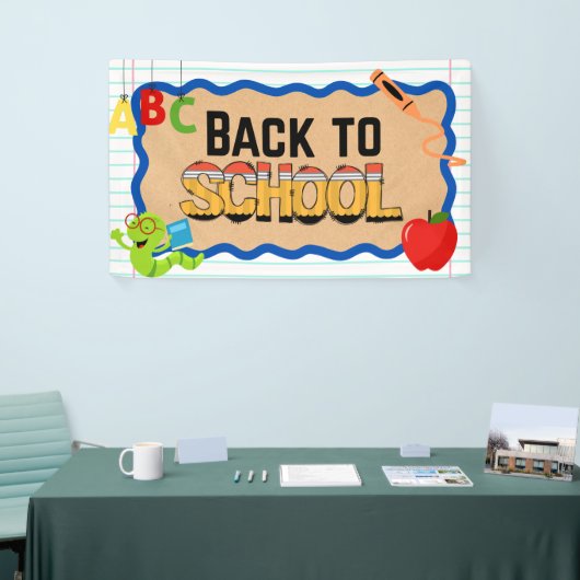 Back to School Banners Signs School Event Poster 横断幕 (トレードショー)