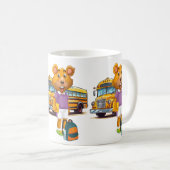 Back-to-School Bear コーヒーマグカップ (正面右)