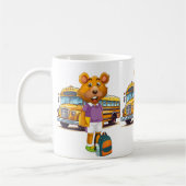 Back-to-School Bear コーヒーマグカップ (左)