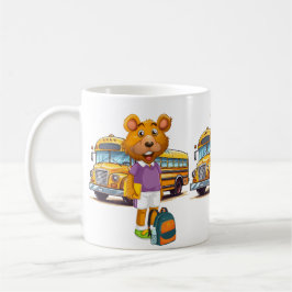 Back-to-School Bear コーヒーマグカップ