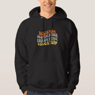 Back To School Believer Motivator Innovator Educat パーカ