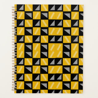 Back to School Chessboard Pattern – Rulers & Trian プランナー手帳