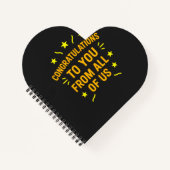 Back to School Congratulations – Quote  ノートブック (正面)