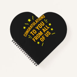 Back to School Congratulations – Quote  ノートブック