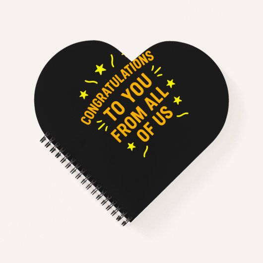 Back to School Congratulations – Quote ノートブック (正面)