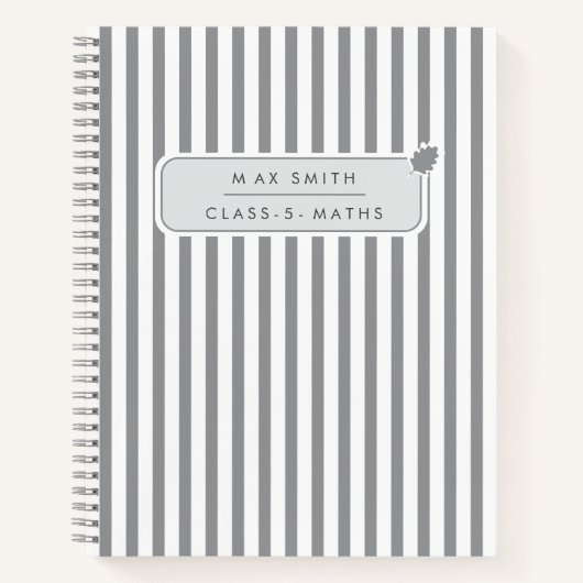 Back to School Days kids custom Spiral Notebook ノートブック (正面)