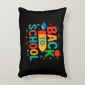 Back to School" Decorative  アクセントクッション (正面(垂直))