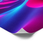 Back to School Dream Neon Desert Scene ポスター (角)