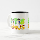 BACK TO SCHOOL EXCITEMENT! ツートーンマグカップ (正面左)