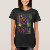 Back To School First Day of School Math Teachers T Tシャツ (正面)