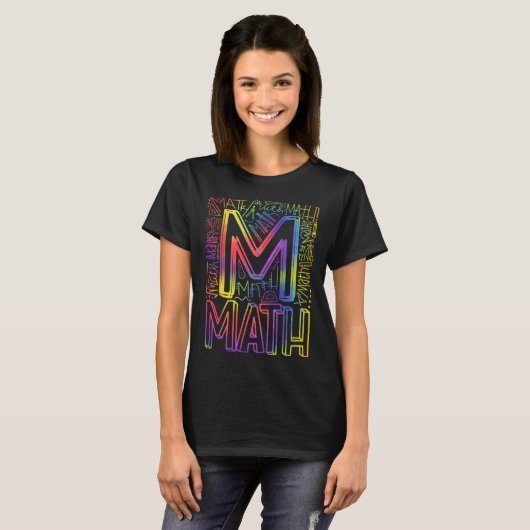 Back To School First Day of School Math Teachers T Tシャツ (正面フル)