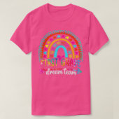 Back To School First Grade Dream Team Students Tea Tシャツ (デザイン正面)
