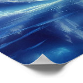 Back to School Frozen Indigo Horizon ポスター (角)