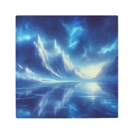 Back to School Frozen Twilight Dreamscape メタルプリント