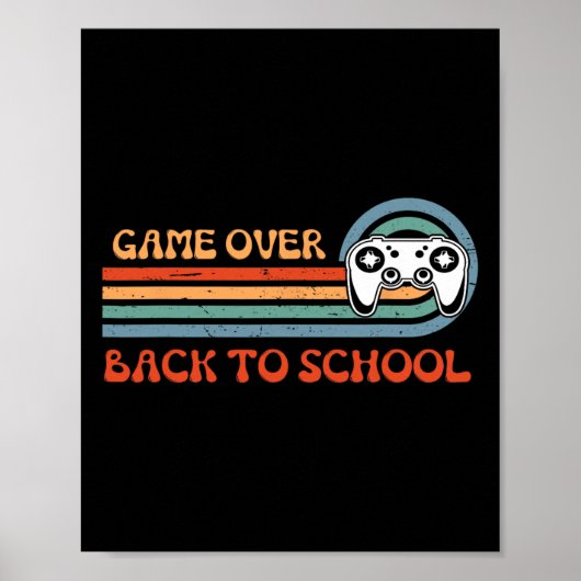 Back To School Fun Game Over Teacher Student Video ポスター (正面)