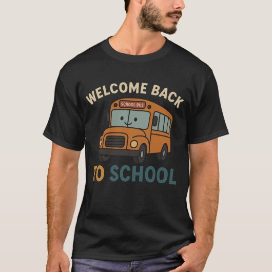 Back to School –Funny and Cute School  Tシャツ (正面)