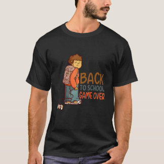 Back To School  Game Over Welcome Back To School Tシャツ