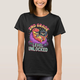 Back To School Gamer First Day of Second Grade Boy Tシャツ