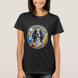 Back To School Gordon Setter Dog Boy Girl Owner St Tシャツ