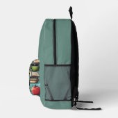 Back To School Green  プリントバックパック (右)