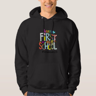 Back To School Happy First Day Of School Cute 5th  パーカ