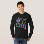 Back To School Happy First Day Of School Tie dye T Tシャツ (正面フル)