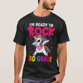 Back To School I m Ready To Rock 3rd Grade Dabbing Tシャツ (正面)