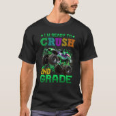 Back To School I'm Ready to Crush 2nd Grade Monste Tシャツ (正面)