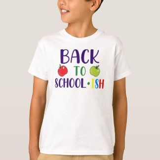 Back to School...ish – Funny Lazy Student Vibes  Tシャツ