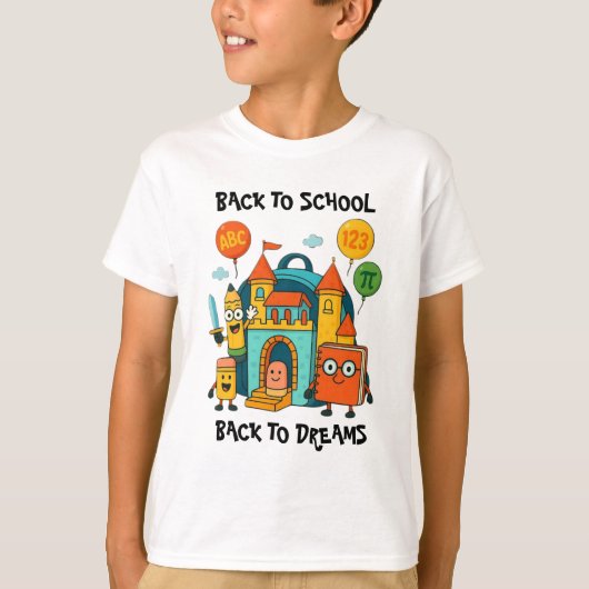 Back-to-School Kingdomスローガン： Tシャツ (正面)
