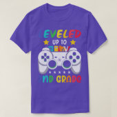 Back to school- leveled up to 2nd grade  tシャツ (デザイン正面)
