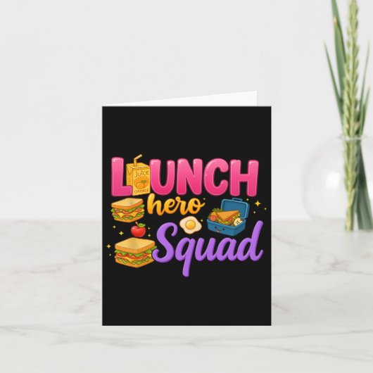 Back To School Lunch Lady Squad Lunch Hero Squad P カード (正面)