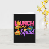 Back To School Lunch Lady Squad Lunch Hero Squad P カード (黄色い花)