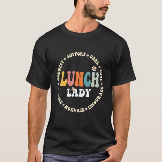 Back to School Lunch Squad  Cafeteria Ladies Lunch Tシャツ (正面)