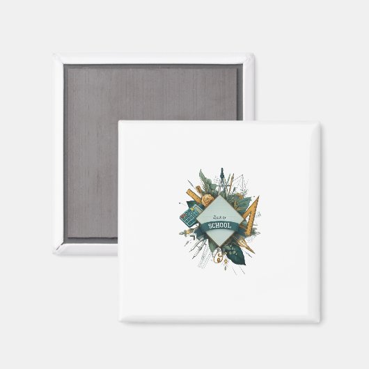 back to school magnet マグネット (正面/裏面)