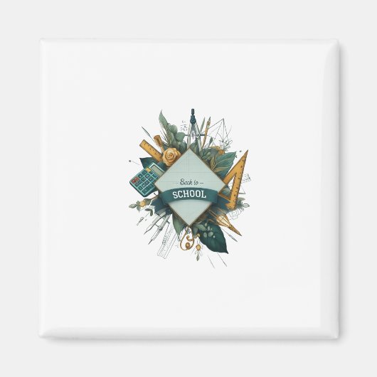 back to school magnet マグネット (正面)