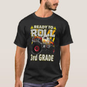 Back To School Monster Truck Ready To Roll 3rd G Tシャツ (正面)