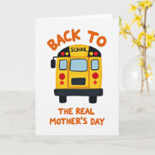 Back To School Mothers Day Card カード (黄色い花)