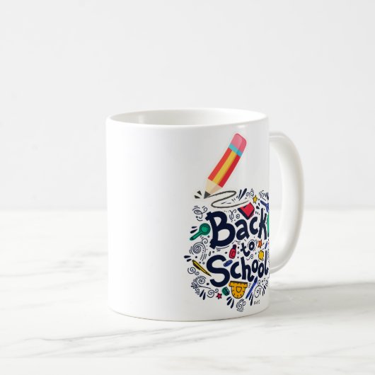 Back to school - Mug コーヒーマグカップ (正面右)