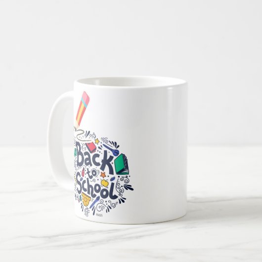 Back to school - Mug コーヒーマグカップ (正面左)
