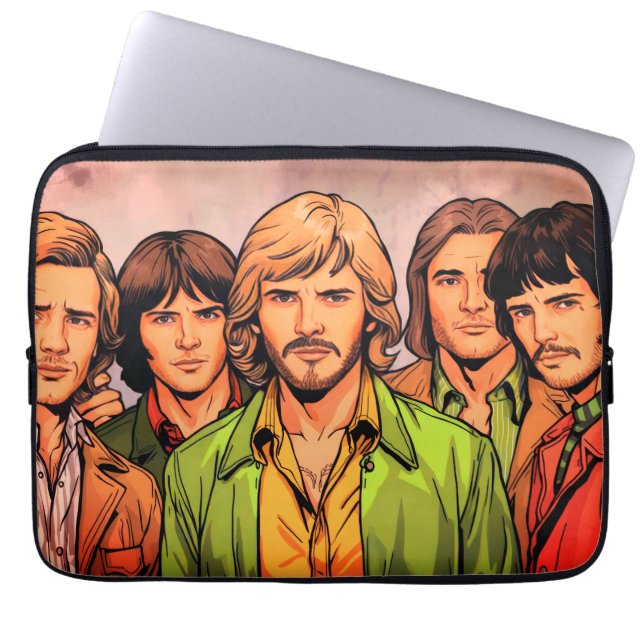 Back to School Neoprene 13 inch ラップトップスリーブ (正面)