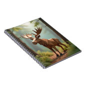 Back To School Origami Moose  ノートブック (右側)